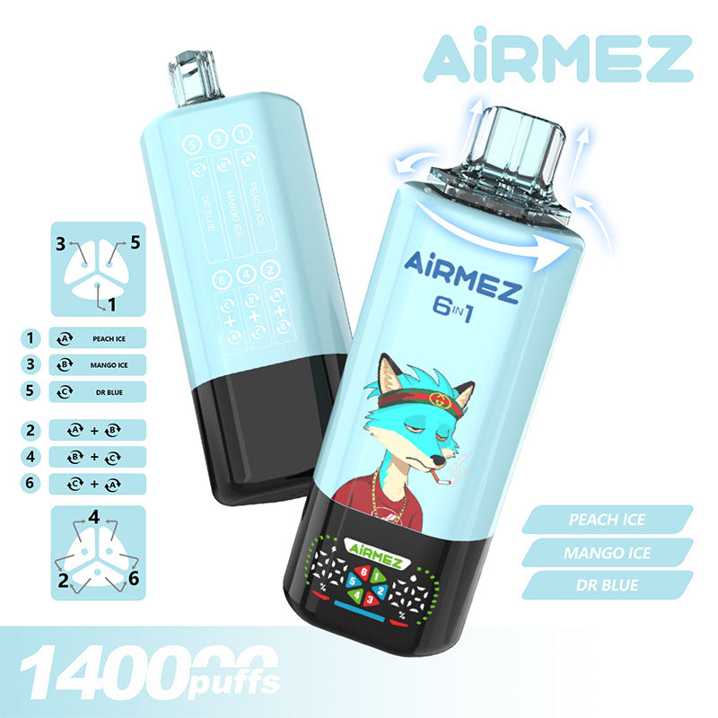 Airmez 140000 Puffs 6in1 Disposable Vape