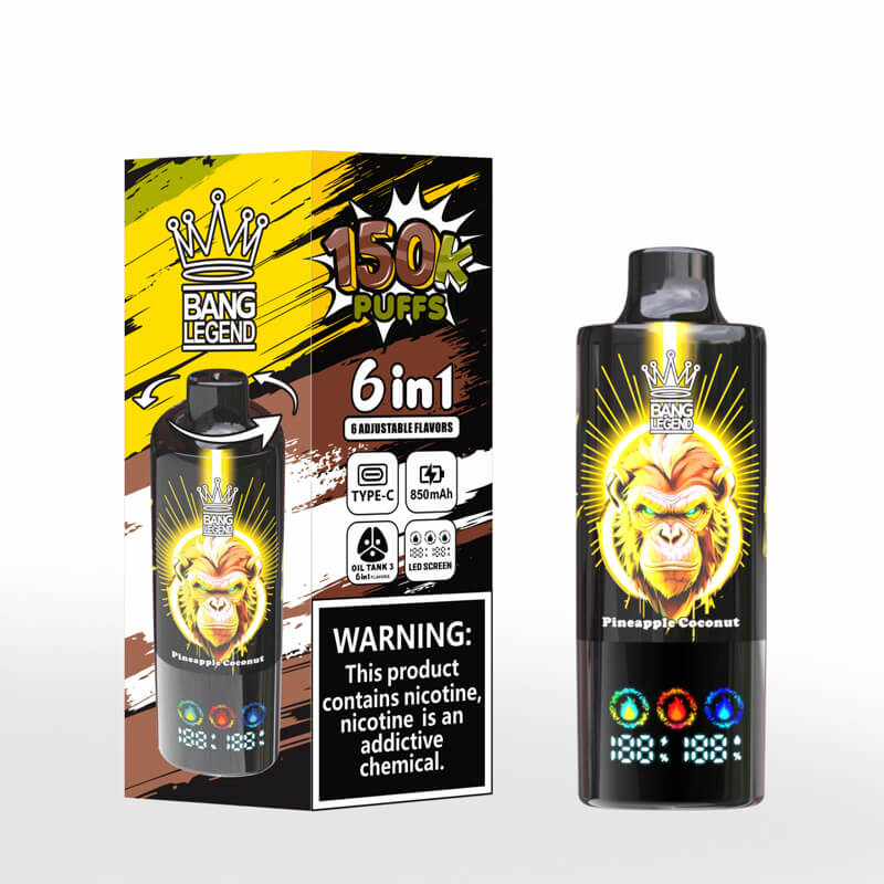 Bang Legend 150000 Puffs 6in1 Disposable Vape