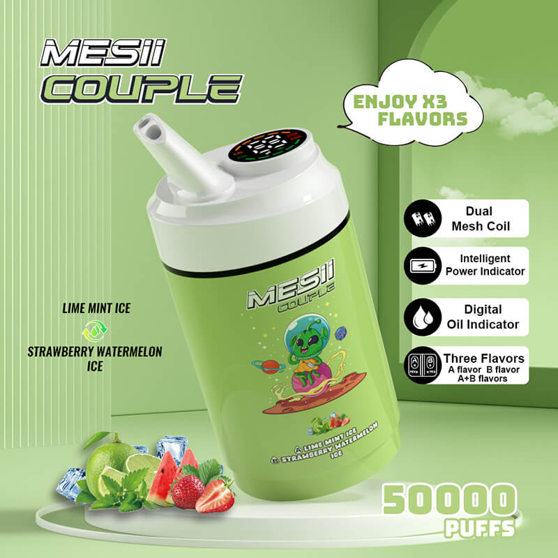 Mesii Couple 50000 Puffs 3 Flavors in 1 Disposable Vape