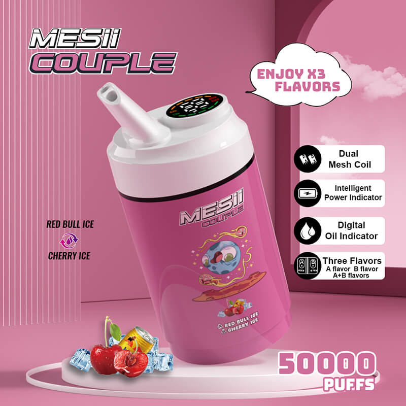 Mesii Couple 50000 Puffs 3 Flavors in 1 Disposable Vape