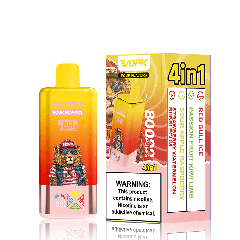 VOPK 80000 Puffs 4in1 Flavors Disposable Vape