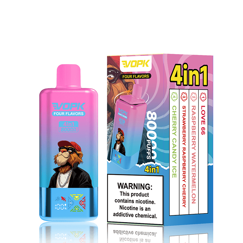VOPK 80000 Puffs 4in1 Flavors Disposable Vape