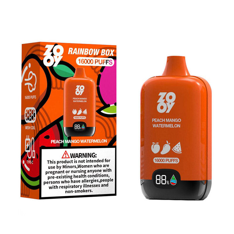 Zooy Rainbow 16000 Puffs Disposable Vape