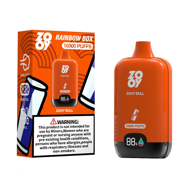 Zooy Rainbow 16000 Puffs Disposable Vape