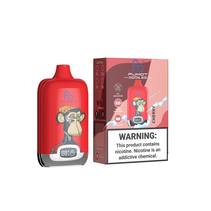 Fumot Digital Box 12000 Puffs Disposable Vape