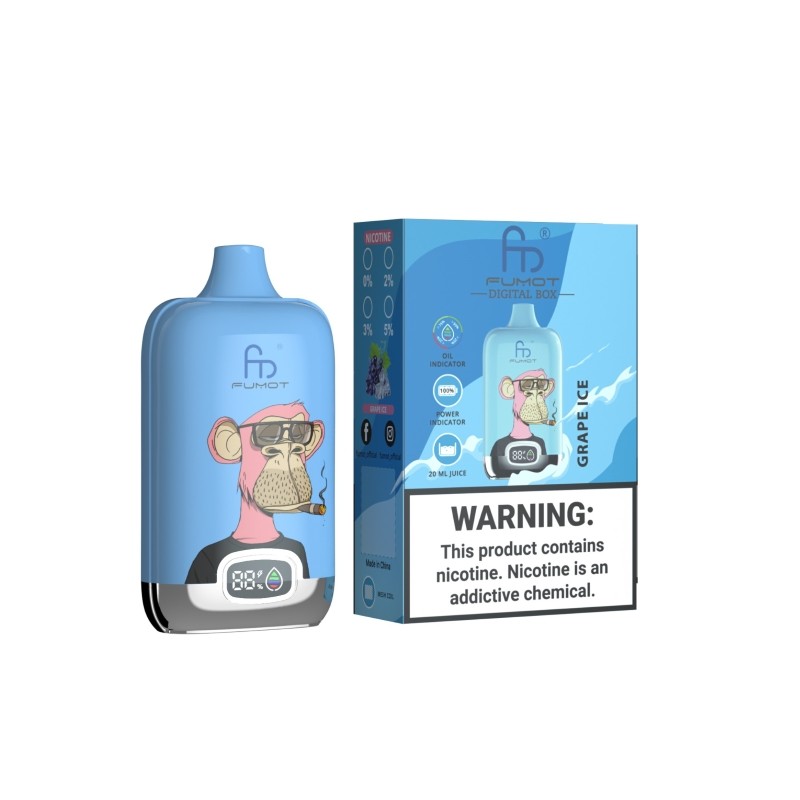 Fumot Digital Box 12000 Puffs Disposable Vape