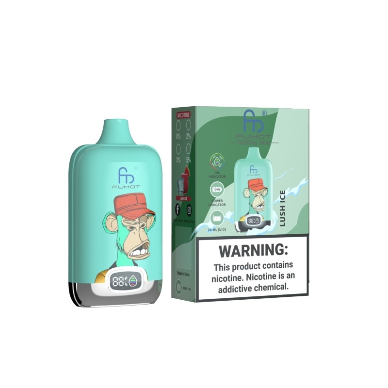 Fumot Digital Box 12000 Puffs Disposable Vape