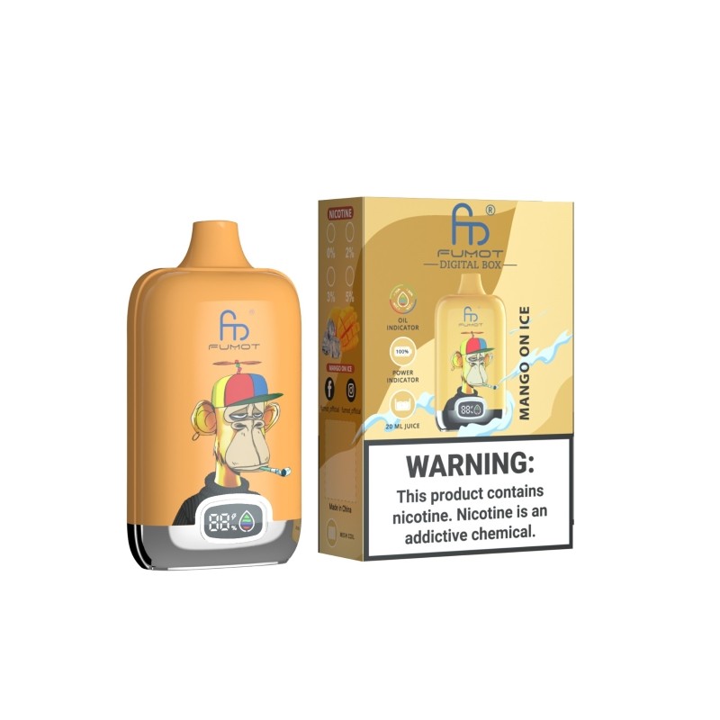 Fumot Digital Box 12000 Puffs Disposable Vape