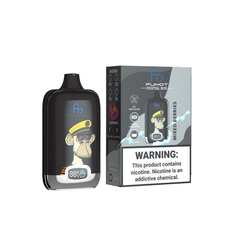 Fumot Digital Box 12000 Puffs Disposable Vape