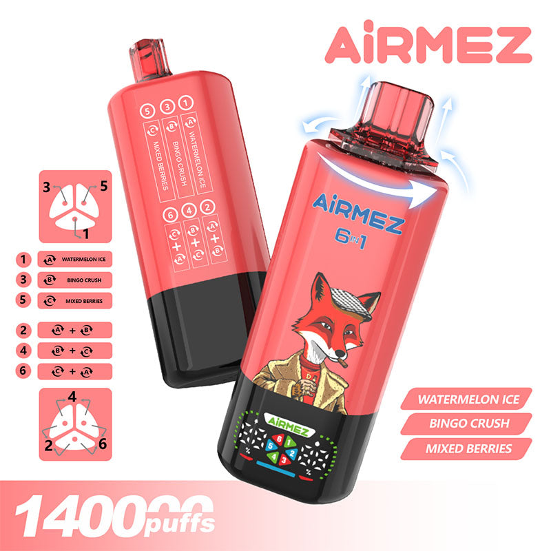 Airmez 140000 Puffs 6in1 Disposable Vape