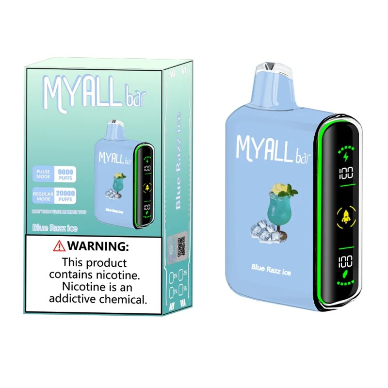 Blue Razz Ice MYALL Bar 20000 Puffs Vape monouso