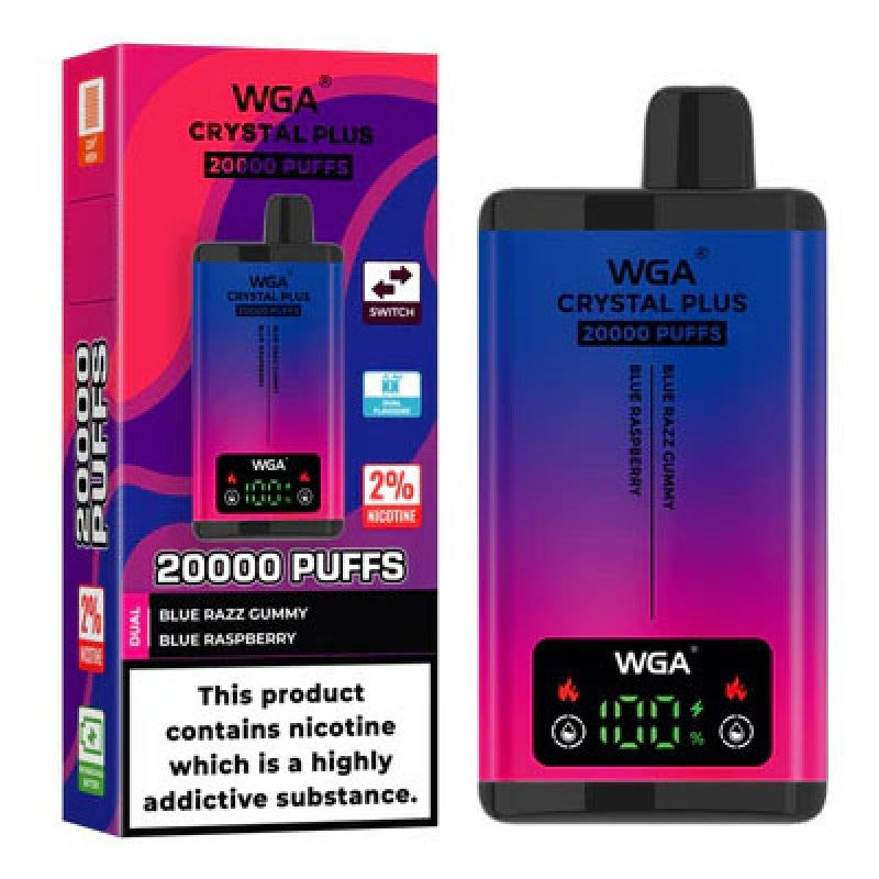 WGA Crystal Plus 20000 Puffs Dual Flavors Monouso Vape