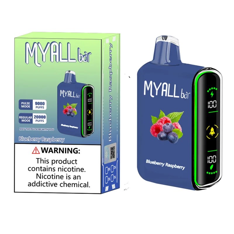 Blueberry Raspberry MYALL Bar 20000 Puffs Vape monouso
