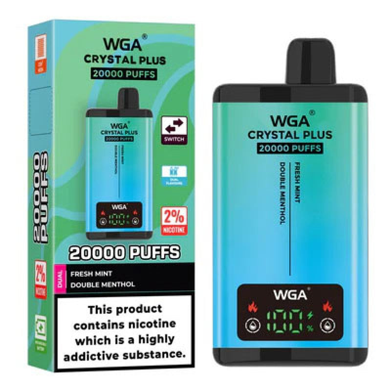 WGA Crystal Plus 20000 Puffs Dual Flavors Monouso Vape