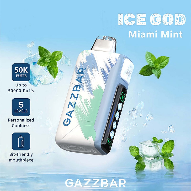 Gazzbar Ice God 50000 Puffs Disposable Vape