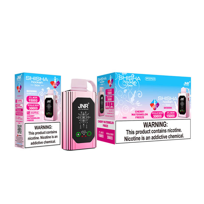 JNR Shisha Hookah Box 30000 Puffs Disposable Vape