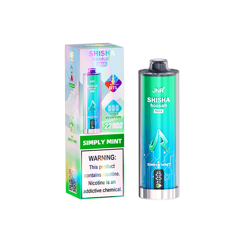 JNR Shisha Hookah Max 22000 Puffs Monouso Vape