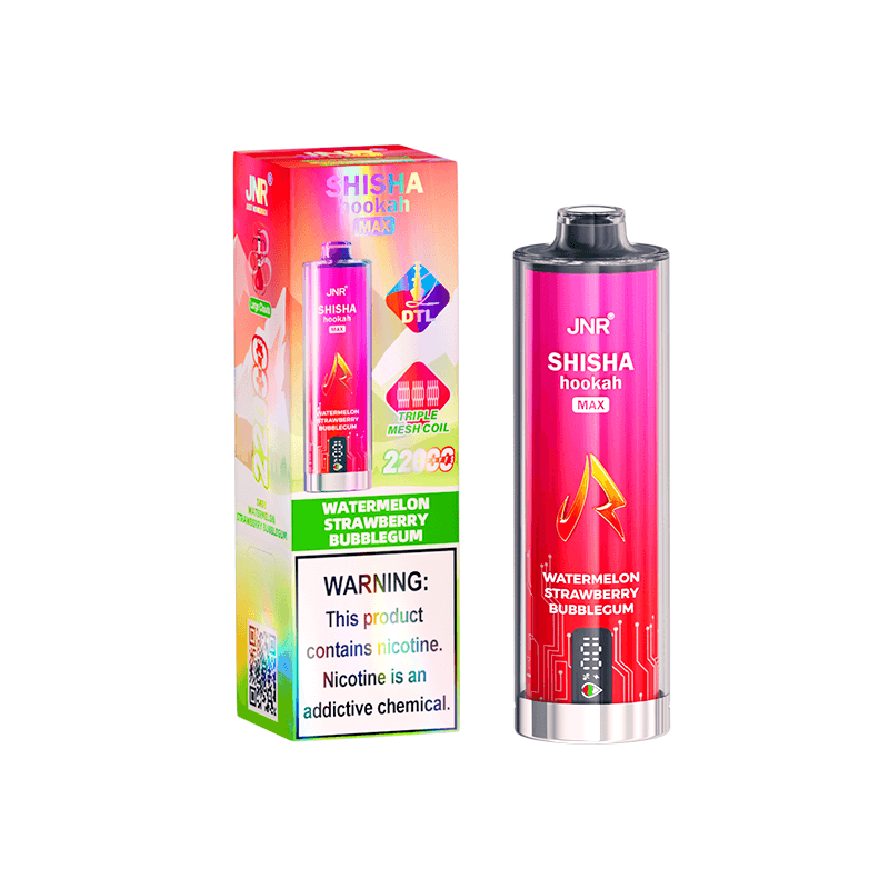 JNR Shisha Hookah Max 22000 Puffs Monouso Vape