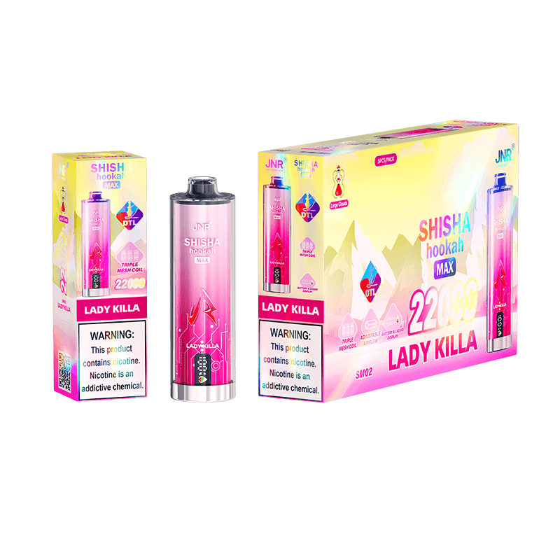 JNR Shisha Hookah Max 22000 Puffs Monouso Vape