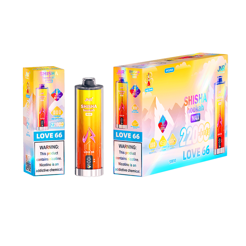 JNR Shisha Hookah Max 22000 Puffs Monouso Vape