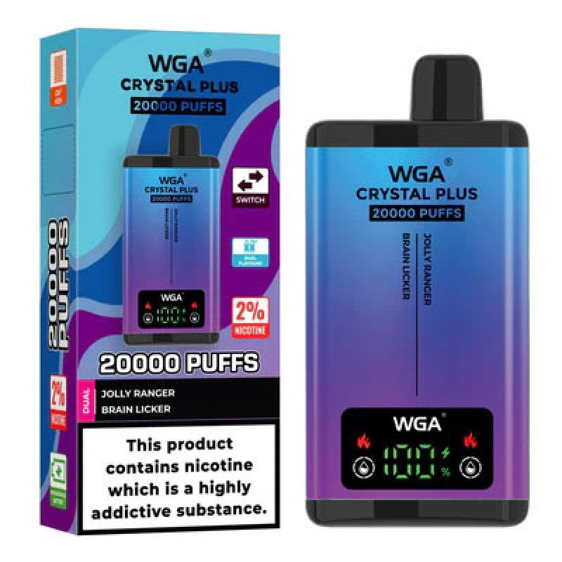 WGA Crystal Plus 20000 Puffs Dual Flavors Monouso Vape