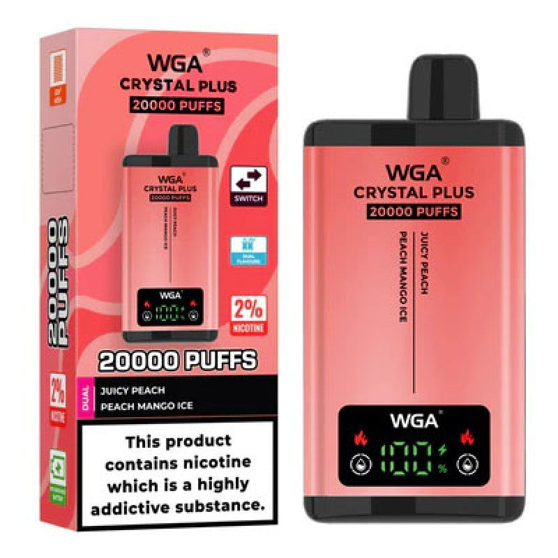 WGA Crystal Plus 20000 Puffs Dual Flavors Monouso Vape