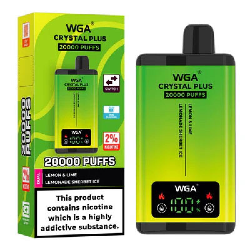 WGA Crystal Plus 20000 Puffs Dual Flavors Monouso Vape