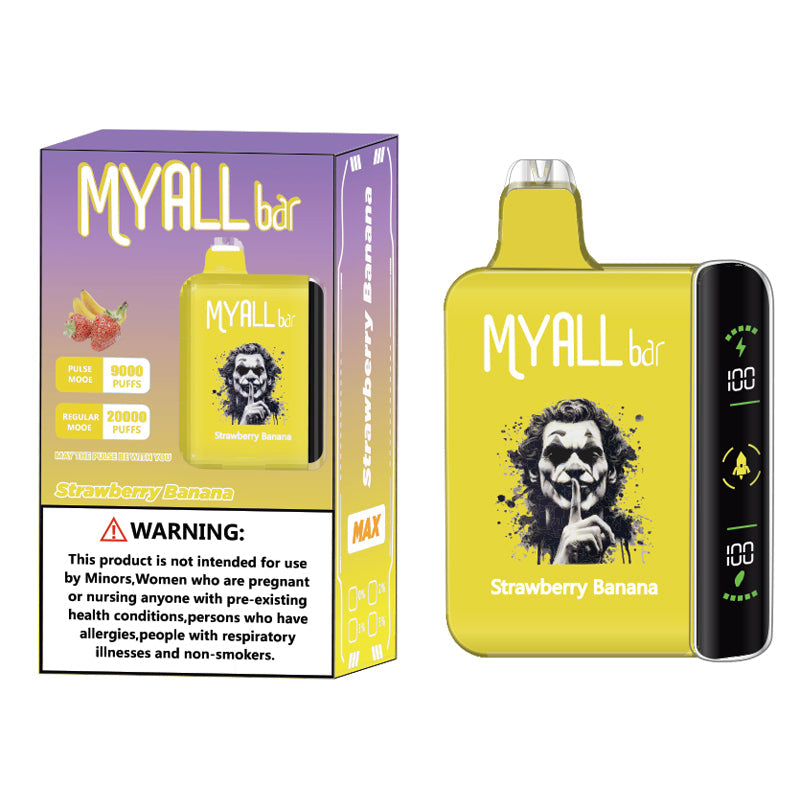 Fragola Banana MYALL Bar 20000 Puffs Monouso Vape