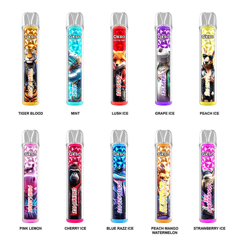 OKSO Crystal Bar 800 Puffs Disposable Vape