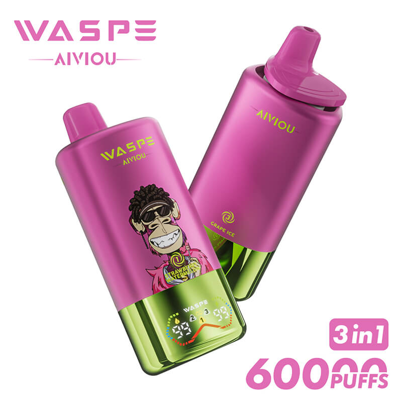 WASPE 60000 Puffs 3 in 1 Triple Flavors Disposable Vape