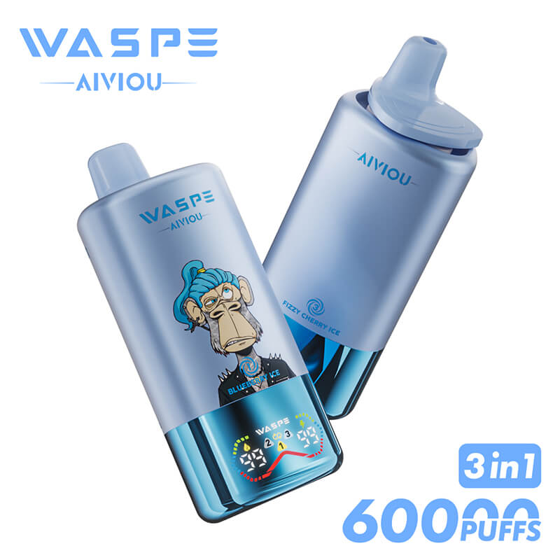 WASPE 60000 Puffs 3 in 1 Triple Flavors Disposable Vape