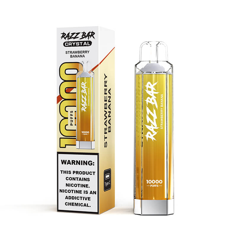 Razz Bar Crystal 10000 Puffs Disposable Vape