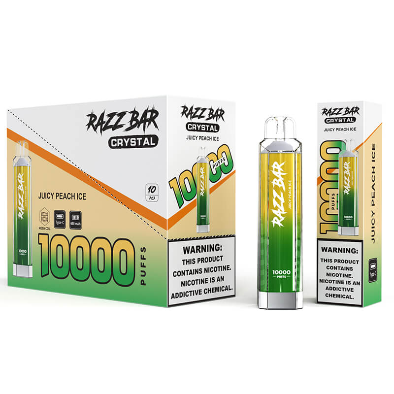 Razz Bar Crystal 10000 Puffs Disposable Vape