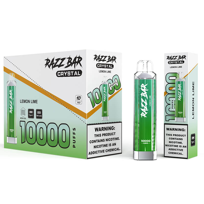 Razz Bar Crystal 10000 Puffs Disposable Vape
